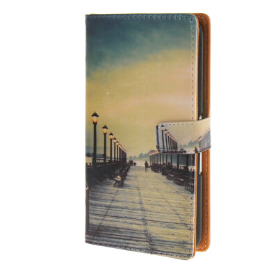 

MOONCASE Case for Sony Xperia E4 Pattern series Leather Flip Wallet Card Slot Stand Back Cover