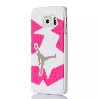 

MITI S6 Edge 3D Jordan Shoe Sole PVC Rubber Cover Case For Samsung GALAXY S6 Edge G9250 Hot sale Jumpman 15 Colors Phone Cases