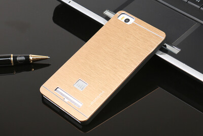 

MOONCASE Hard Brushed Aluminum Metal Back Plate Case Cover For Xiaomi Mi 4i M4i 4C