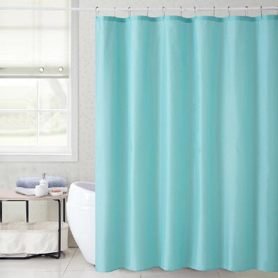 

Htovila 72x72 Polyester Waterproof Mildewproof Shower Curtain Decorative Privacy Protection Bathroom Curtain with 12pcs Hooks
