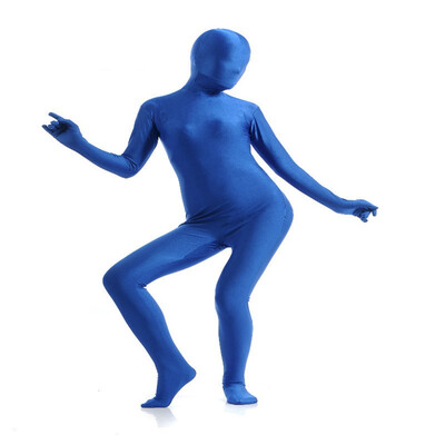 

24 HRS Shipped Out Womens Full Bodysuit Spandex Lycra Zentai Suit Yellow Second Skin Tights Suit Womens Pure Color Dancewear