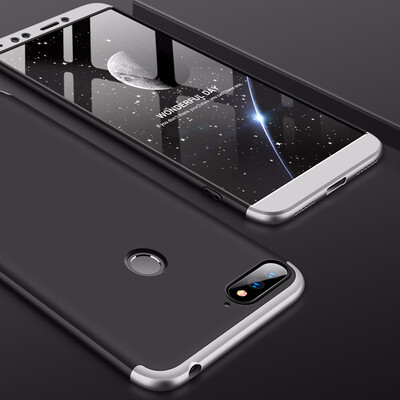 

Goowiiz Phone Case For Huawei Honor 9I9N7A PrimeEnjoy 8E Fashion Color collision 360 Degree Coverage PC