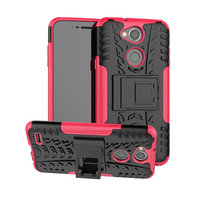 

Fecoprior Case for LG X Power 3 Power3 Back Cover Stand Silicon TPU PC Armor Heavy Rugged Phone Celulars Fundas Coque