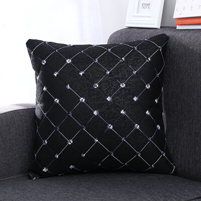 

1PC Grid Bed Sofa Throw Pillow Cushion Case Home Decor Square Washable Multicolored High Quality Home Decor