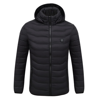 

USB smart charging heating heating coat 2018 autumn&winter warm graphene constant down jacket jacket cotton jacket