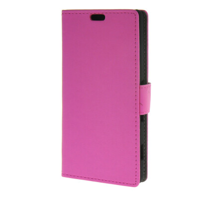 

MOONCASE Case for Sony Xperia Z4V Leather Wallet Flip Pouch Card with Kickstand Case Cover Hot pink 01