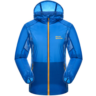 

Elmont ALPINT MOUNTAIN outdoor UPF40 + skin clothing men and women thin sunscreen spring and summer breathable anti-UV skin coat sunscreen 640-106 sky blue M