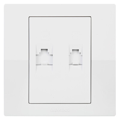 

Siemens SIEMENS 5UH80633NC01 switch socket Yue move phone computer socket elegant white