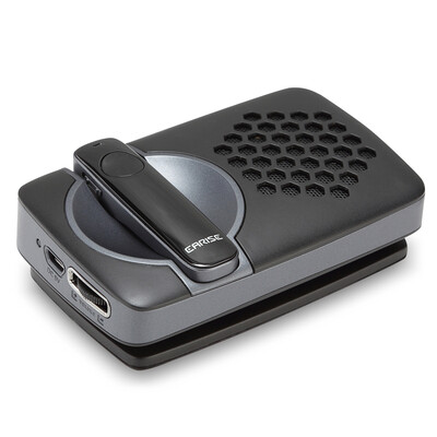 

Yalan Shi (EARISE) F3 громкой вызов Bluetooth-гарнитура солнечный USB двойной заряд перетащить два громкоговорителя Bluetooth черный