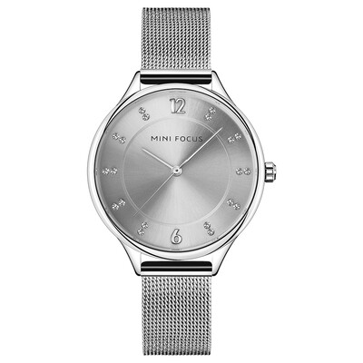 

MINI FOCUS Fashion Luxury Stainless Steel Women Watches Quartz 3ATM Water-resistant Casual Woman Wristwatch Rologio Feminino