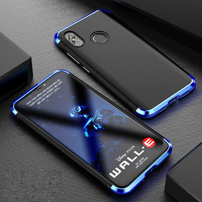 

BOBYT Luxury Metal Frame For Xiaomi Mi 8 Case 3in1 Shockproof Aluminum Bumper PC Slim Back Cover For Xiaomi Mi 8 Phone Case