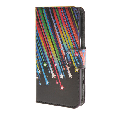 

MOONCASE Meteor style Leather Wallet Flip Card Slot Stand Pouch Case Cover for Samsung Galaxy J1 A05