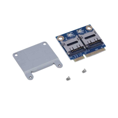 

PCI-E TO TF Card PCI-e mpci-e to Dual TF/for SDHC/for SDXC Reader Adaptor