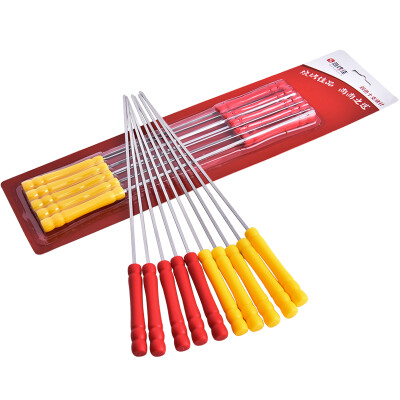

Still barbecue barbecue barbecue needle anti-hot stainless steel baked needle wear meat to wear a string of barbecue tools accessories 10