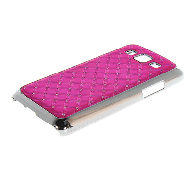 

MOONCASE Luxury Chrome Plated Star Bling Back чехол для Samsung Galaxy Win Pro G3812 Hot pink
