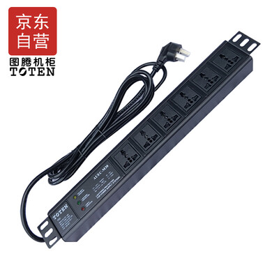 

TOTEN cabinet 6-bit 10A socket cabinet power distributor with switch 18 meter wiring board