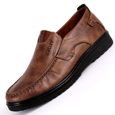 

NovelTeez Mens single shoes 2018 spring&autumn new mens business casual shoes breathable soft bottom