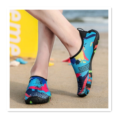 

Summer comfortable soft bottom canvas shoes personality wild lazy shoes breathable non-slip upstream river sandals female diving s