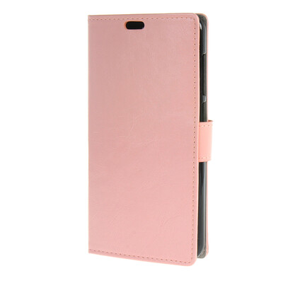 

MOONCASE Case for ZTE Blade S6 Plus S6+ Leather Wallet Flip Pouch Card with Kickstand Case Cover Pink 01
