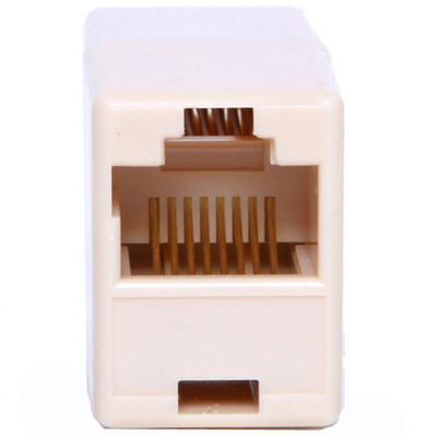 

Shanze SAMZHE SZ-8001 cable straight through RJ45 cable connector network two-way cable extension cable line connector three concessions