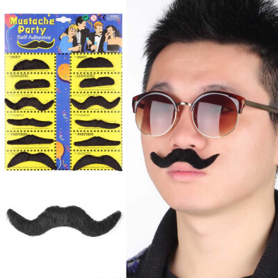 

12 Stylish Costume Party Fake Beard Mustache Party Fun