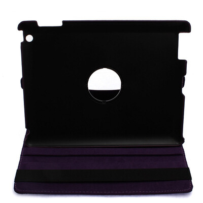 

360 DEGREE ROTATING STAND LEATHER CASE FOR IPAD 2 / 3 SLEEP WAKE