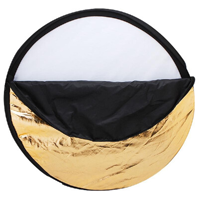

Andoer 43" 110cm Disc 5 in 1 Gold Silver White Black Translucent Multi Portable Collapsible Photography Studio Photo Light R