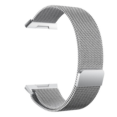 

Fashion Luxury Mesh Stainless Steel Watch Band for Fitbit Ionic 22mm Watch Strap Bracelet Magnetic Clasp Replacement Band