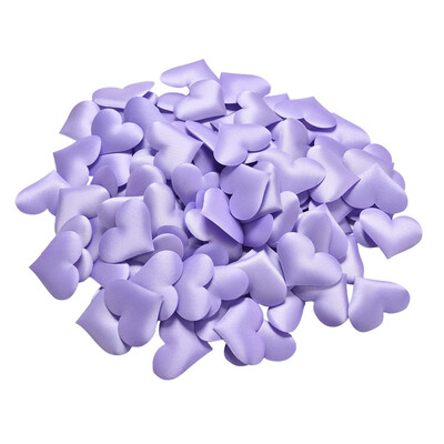

100200pcs 352cm Fabric Heart Shaped Confetti Wedding Throwing Petals Romantic Wedding Decorations Valentines Day Decor