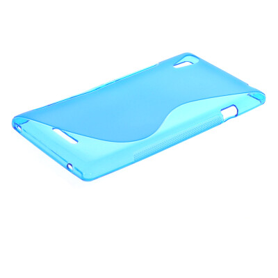 

MOONCASE S-Line Soft Flexible Silicone Gel TPU Skin Shell Back чехол для Sony Xperia T3 D5103 D5106 Blue