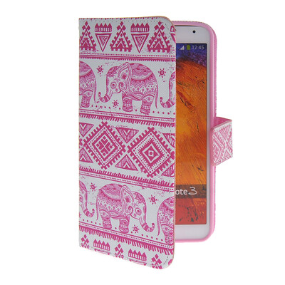 

MOONCASE Pattern Style Leather Side Flip Wallet Card Slot Pouch Stand Shell Back ЧЕХОЛ ДЛЯ Samsung Galaxy Note 3 N9000