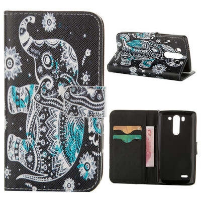 

MOONCASE ЧЕХОЛ ДЛЯ LG G3 Mini Flip Leather Wallet Card Slot Foldable Stand Feature [Pattern series] /a15