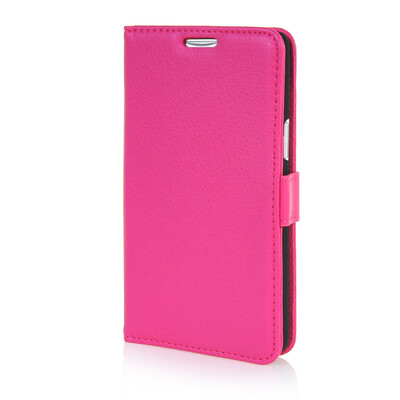

MOONCASE High quality Leather Wallet Flip Card Slot Pouch Stand Shell Back Case Cover for LG L80 Hot pink