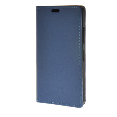 

MOONCASE Protection Leather Wallet Flip Card Slot Holster Pouch Stand Shell Back Case Cover for Microsoft Lumia 640 Sapphire