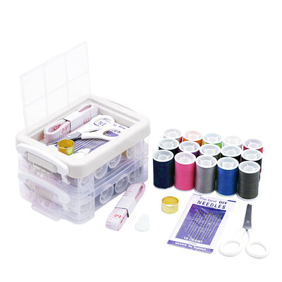 

40000 km sewing kit convenient home multi-function sewing box travel set SW3401 color random distribution