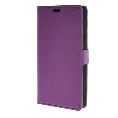 

MOONCASE Litch Skin Leather Card Slot Wallet Bracket Back чехол для Samsung Galaxy J7 Purple