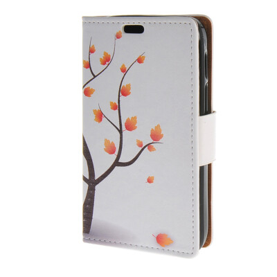 

MOONCASE чехол для Alcatel One Touch Pixi 3 (4.0") OT-4013D Leather Flip Wallet Style and Kickstand Case Cover Design / a18