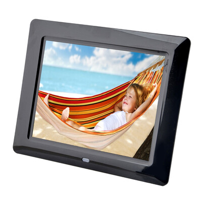 

8 "высокий TFT-LCD HD Digital Photo Фильмы Рамка Будильник MP3 MP4-плеер