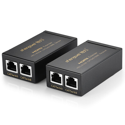 

Шэн (Shengwei) HEC-1045AB HDMI удлинитель HDMI удлинитель кабеля одиночный увеличенный удлинитель 45 м 1080P 60 метров 720P