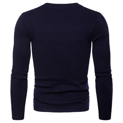 

AOWOFS Europe code new foreign trade mens slim knit cardigan V-neck sweater bottoming shirt spot wholesale YM009