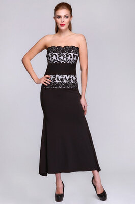 

Stylish Lady's Strapless Floral Formal Cocktail Party Evening Prom Long Full Dress