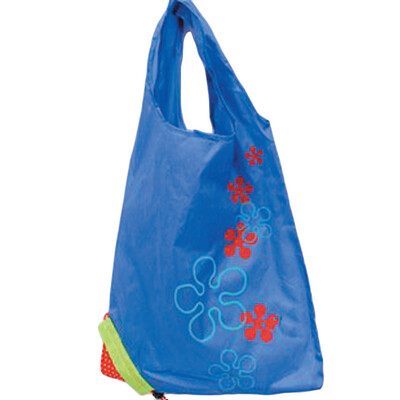 

mymei Lady Cute Eco Shopping Bag Strawberry Reusable Foldable Tote Bag Shopper DARK BLUE