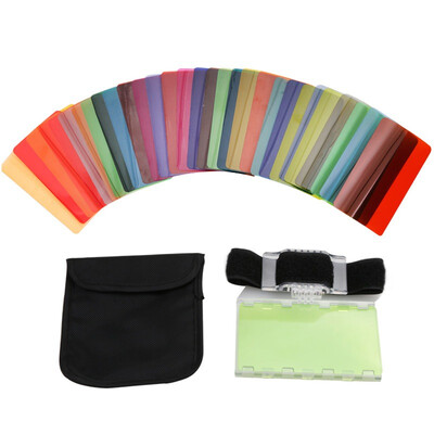 

Sidand sidande top flash filter color SLR camera color temperature film 30 kinds of sets of Canon Nikon general accessories
