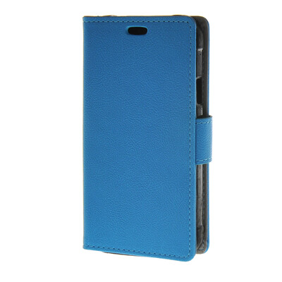 

MOONCASE Мягкая кожа PU Бумажник Флип карты отойти Кожаный чехол для Samsung Galaxy Xcover 3 G388F синий