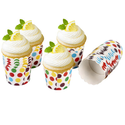 

Jingdong supermarket] Baijie (Baijie) Ma Fen Cup cake cups high temperature paper cups 100 only