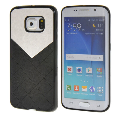 

MOONCASE New Style Flexible Soft Gel TPU Silicone Skin Slim Durable чехол для Cover Samsung Galaxy S6 Edge чёрный