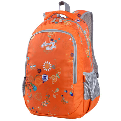 

Hendry Handry Backpack Fashion Print Shoulder Bag Multi-purpose Backpack Fashion Casual Wind Korean Bag 0018 Orange