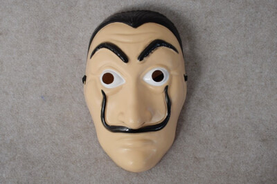 

LaCasaDePapel Solitaire House Mask Salvador Dali Bella Bridge Halloween Funny Men&Women Mask