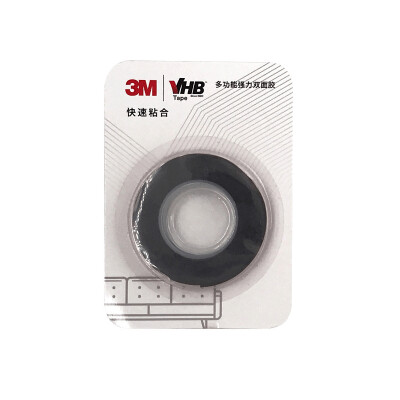 

3M double-sided adhesive VHB high-temperature clear rain shield suitable adhesive base paste 5952 black strong 10MM 2m single ro