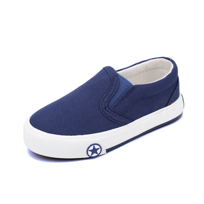 

chunchuntu 2018 Autumn Toddler Fashion Sport Shoe Children Black Slip On Sneaker Baby Boy Sport Casual Trainer Girl 3086